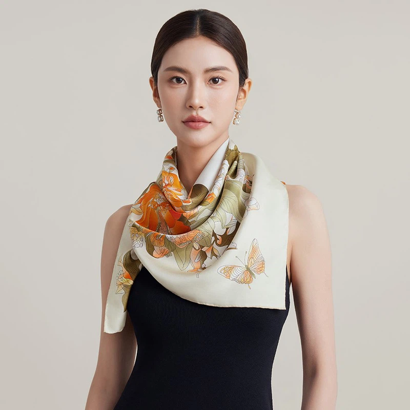 double-sided printed two colors scarf-7 double-sided printed two colors scarf-7