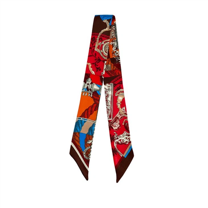 High Quality Silk Twilly With Digital Printed